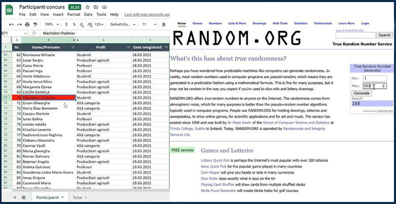 Au fost desemnați câștigătorii concursului de înregistrare pe www.studii.movca.md