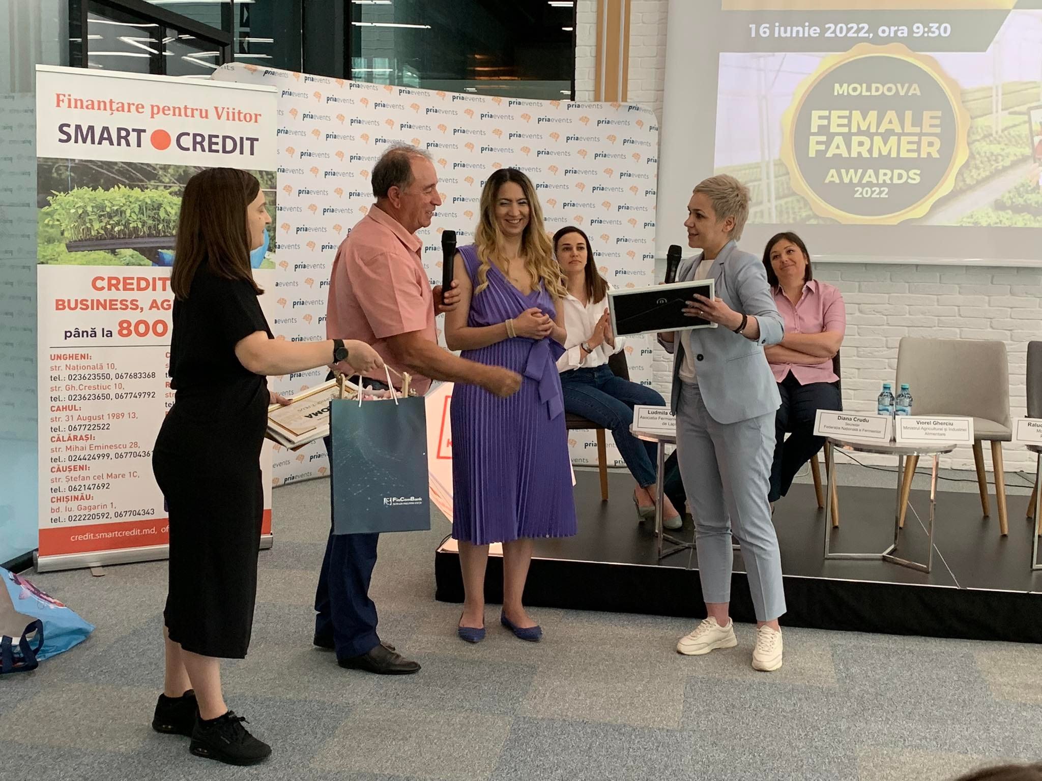 Asociației MOVCA i-a fost acordată o diplomă în cadrul Galei Femeilor din Agricultură