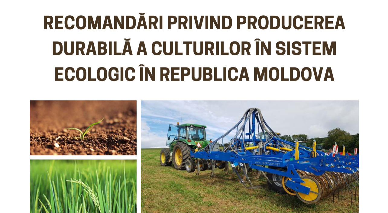 Recomandări privind producerea agricolă durabilă în sistem ecologic